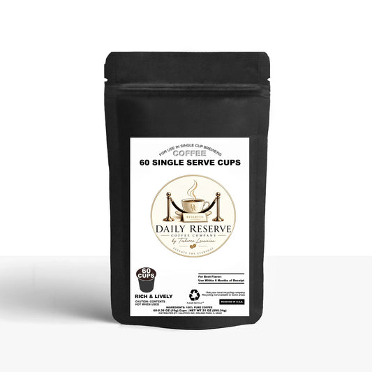 60 Pack Single Serve Coffee Capsules
